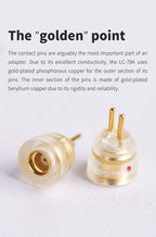 FiiO LC-78A MMCX Female To 0.78mm 2 Pin Male Earphone Switching Plug Low Delay Customize Earphone Adapter for FH11 FD11 FH3 Gift