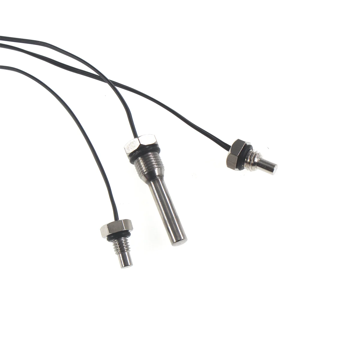 2/1PCS NTC thermistor temperature-sensing 1-meter wire long probe thread M6, M8, M10, 10K, 50K, 100K temperature sensor