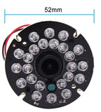 ELP 850nm / 940nm Night Vision Infrared Light 5V 24pcs IR LED Board for CCTV Surveillance USB Camera