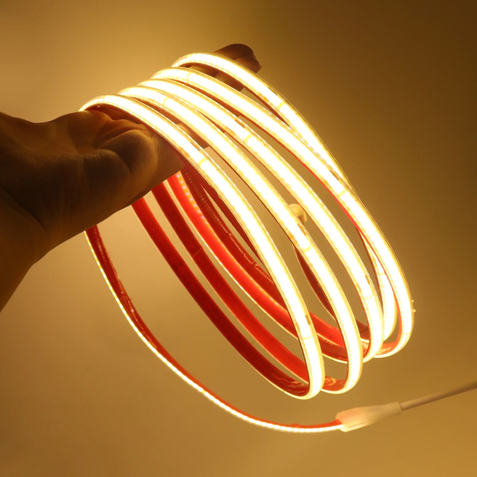 AC 220V COB Strip IP65 Waterproof 10CM Cut 240Leds/M 3000K 4000K 6000K Home Decor Flexible Ribbon Rope Tape LED Light