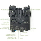 2026 NEW DBAL-A2 Red Green Laser & White LED Flashlight Aiming Indicator Fit 20mm Rail For Outdoor Sport Toy Accessory