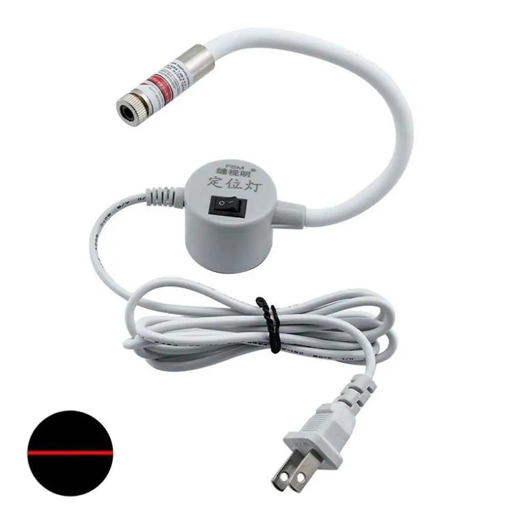USB Red Laser Positioning Light Infrared Working Lamp Cutting with Magnetic Base DC5V Line/Cross/dot Sewing Machine Accessories