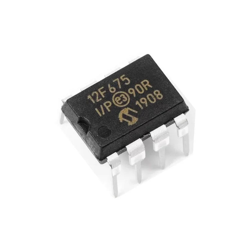 5-20PCS PIC12F675-I/P PIC12F629-I/P DIP-8 PIC12F629 Direct Insert PIC12F675 PIC12F PIC 12F675 8-bit Flash Microcontroller 12F629