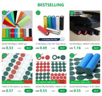 21700 Battery Film PVC Heat Shrink Tube 78x36mm Precut Shrinkable Sleeve Tubing Protect Pipe Cover for Batteries Wrap