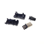 10Pieces 9Types Mini USB Connector B Type USB 2.0 Jack 5pin SMT DIP PCB Board Sink 1.7 USB Socket Female Jack 2.0
