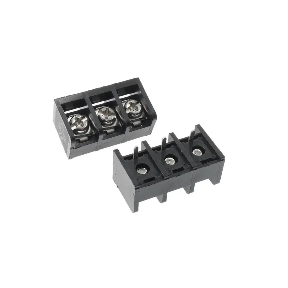 10Pcs HB-9500 2P/3P/4P 300V30A 22-12AWG 9.5mm Splice-able Screw PCB Mount Barrier Wire Terminal Block Connector without Cover