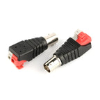 2/5/10PC DC 12V Male Female RCA BNC Connectors 5.5*2.1/2.5mm Welding-Free Power DC Plug Adapter Jack Socket For LED CCTV Camera