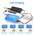 IMAX B6 80W Multi-function Charger For Lipo Li-ion LiFe NiMh Ni-Cd PB Battery RC Balance Discharger 15V 6A Adapter Optional