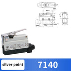 10Pcs Horizontal Limit Switch Long Hinge Roller Lever Momentary SPDT 1NO 1NC 380V 10A Industrial Travel Position Switch IP54