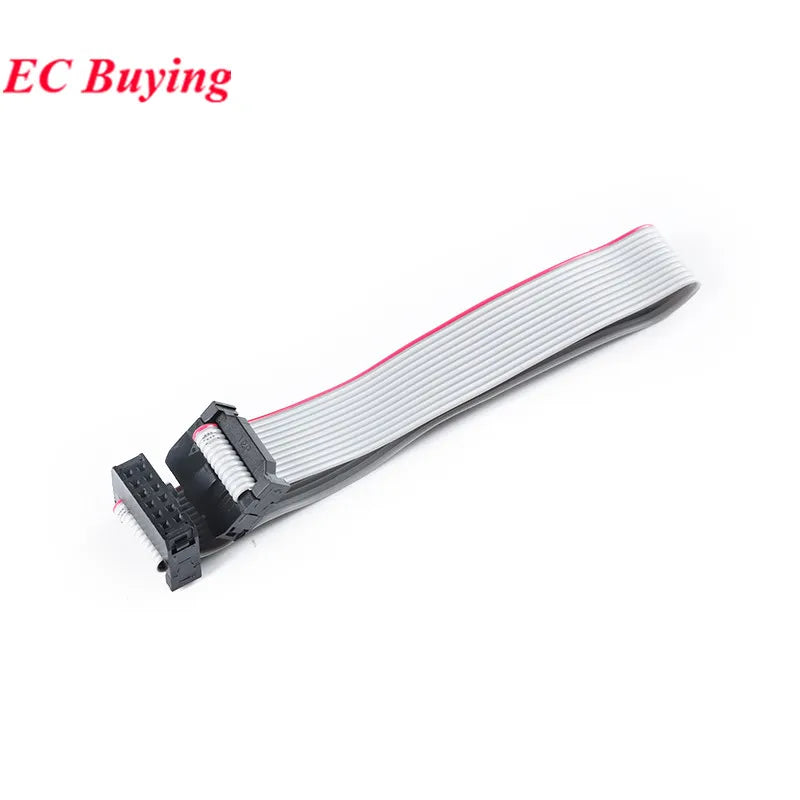 Gray Flat Ribbon Cable 1.27MM 2.0MM 2.54MM Pitch AVR 20cm Data Line Wire FC-6/8/10/12/14/16/20/24/26/30/34/40/50P Pin Connector
