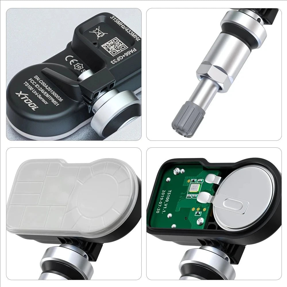 XTOOL TS100 PRO Sensor TPMS Sensor Tire Repair Tools TPMS Pressure Monitor Tester Automotive Tire Pressure Programming Sensors