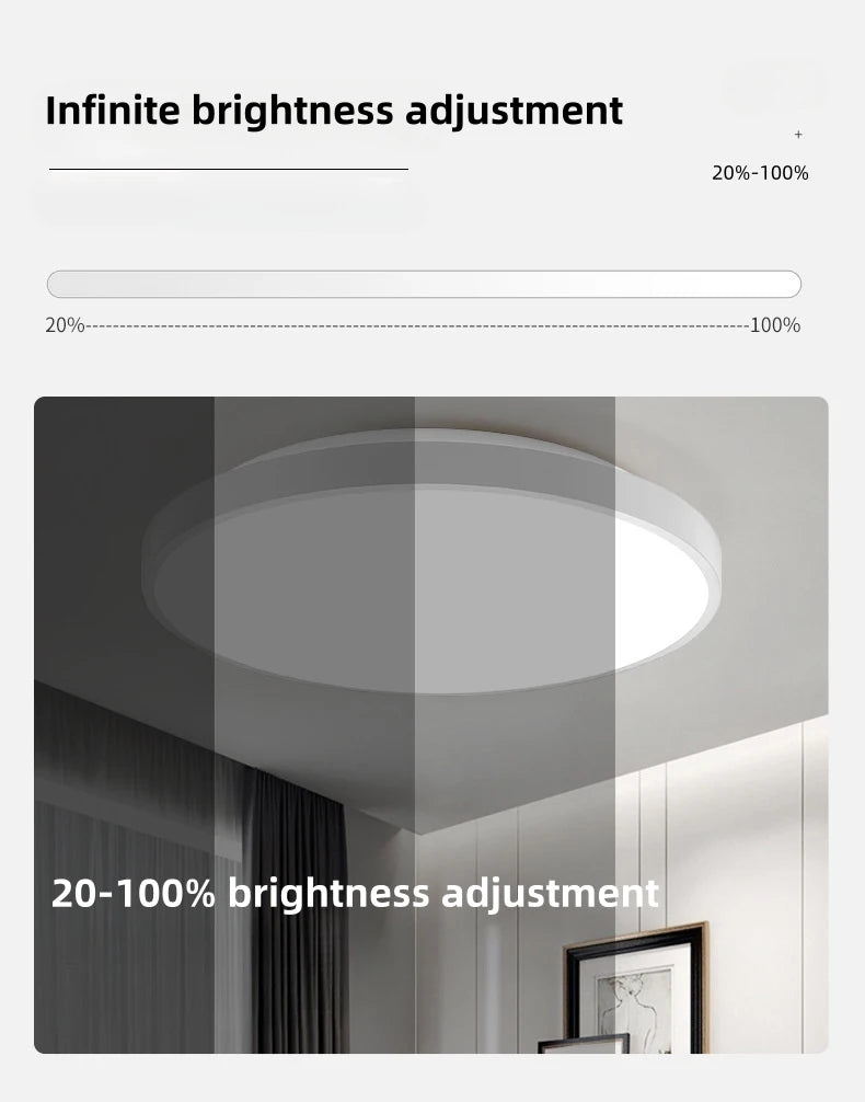 38cm RGB Smart LED Ceiling Light Dimmable Tuya APP Remote Alexa Google Voice Control Living Room Bedroom Home Decor Ceiling Lamp