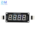 TM1637 LED Display Module for Arduino 4 Digit 7 Segment 0.56 inch Time Clock Indicator Tube Module Red Blue Green Yellow White