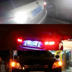 2x 1156 LED Bulbs BA15S BAY15D, 33SMD 5630/5730 P21W PY21W P21/5W 12V for Signal & Reverse Lights