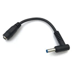 1PC 5.5 x 2.1 mm female to 4.5 x 3.0 mm male DC Power Connector Adapter Converter 5.5*2.1 to 4.8*1.7 mm 7.4*5.0mm For HP Laptop