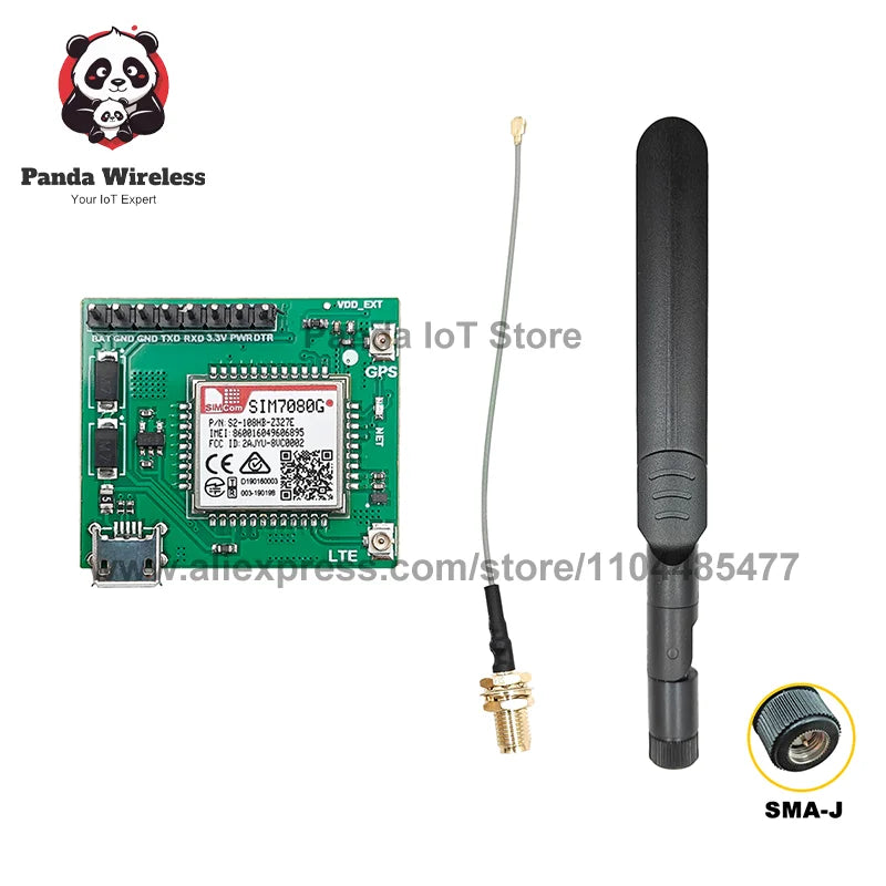 SIMCOM Core Board SIM7080G LTE CAT-M NB-IoT Module with USB Port Built-In SIM868 External LTE GPS for IoT Applications