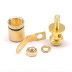 2pcs/1pairs 306 gold-plated binding post speaker speaker terminal audio terminal 4MM banana plug socket