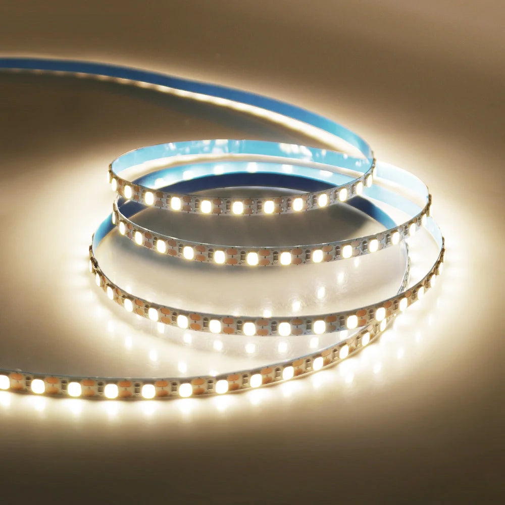 5V 2835 LED Strip Light Ultra Thin 3mm 5mm PCB 1 LED Cut 2835 120LEDs/m 8mm Flexible Tape IP21 Not Waterproof Warm Natural White