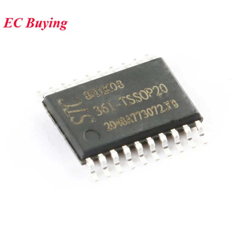 10Pcs/1pc STC8H1K08 8KB STC 8H1K08 STC8H1K08-36I-TSSOP20 Single-Chip 1T 8051 Enhanced Microcontroller MCU Controller ISP