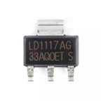 20PCS LD1117AG LD1117-ADJ LD1117-5.0 LD1117-3.3 LD1117-2.5 LD1117-1.8  LD1117-1.2 SOT-223 Low Dropout Linear Regulator Chip IC