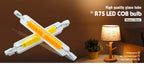 5/10Pcs Bright LED R7s COB Glass Tube AC 110V 220V 5W 10W 20W 78mm 118mm Corn Light Bulb J78 J118 Home Replace Halogen Lamp