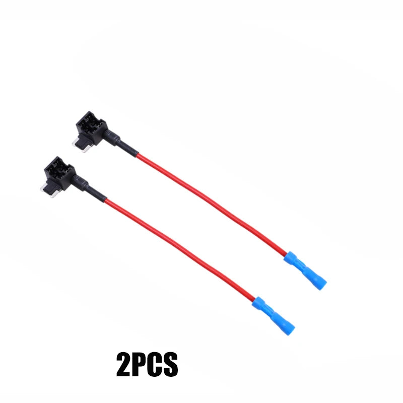 Automotive Fuse Box Circuit Adapter Mini Small and Medium Size ATM Blade Fuse for Car Van Motorcycle RV Boat Tractor TAP Adapter