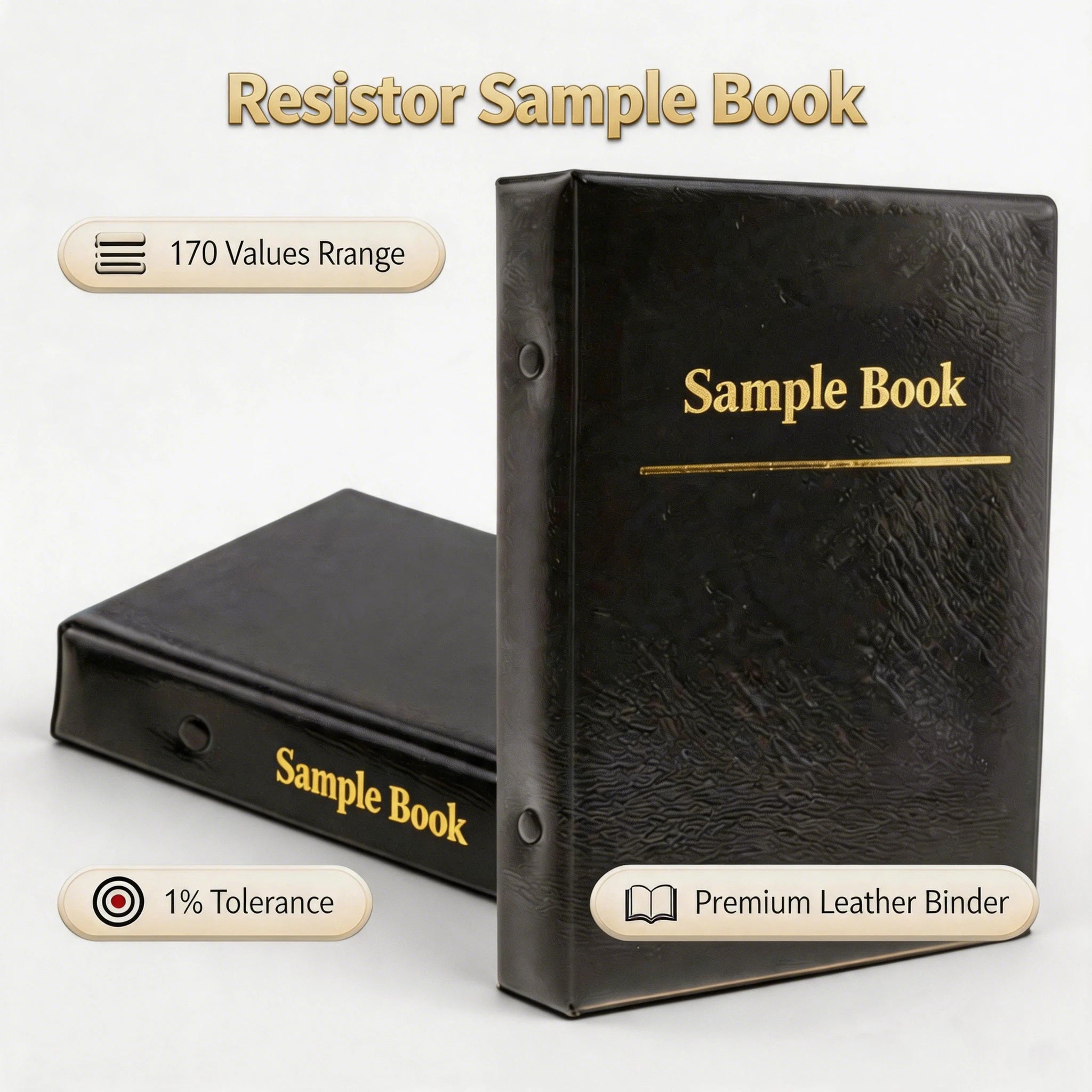 1206 SMD Resistor Sample Book, 170 Values 1% Tolerance, 25pcs/Value Resistor Kit