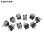 (10-100PCS) Micro Tact Push Button Switch Self-Lock/Reset 6Pin 5.8x5.8mm 7x7mm 8x8mm 8.5x8.5mm for PCB Repair/Electronics DIY