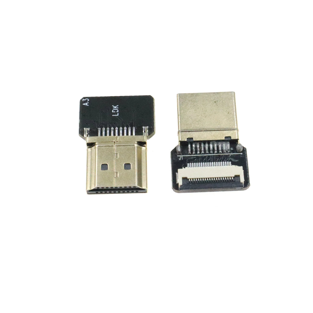 Anti-interference Ribbon FPV HDMI-Compatible Connector Flexible Flat Cable Raspberry Pi 4 Micro Mini HDMI-compatible