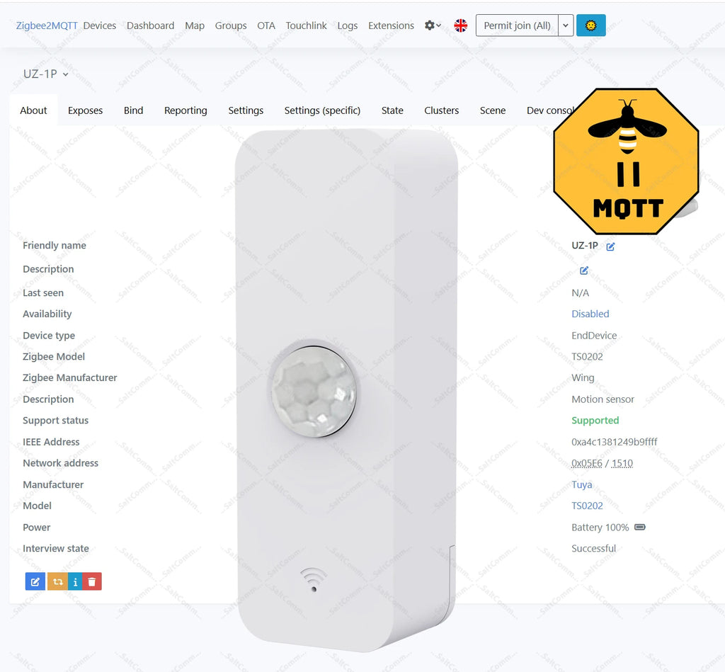Zigbee 3.0 PIR Motion Sensor Smart Home Human Body Infrared Detector Security  Works With Yandex Zigbee2MQTT Home Assistant