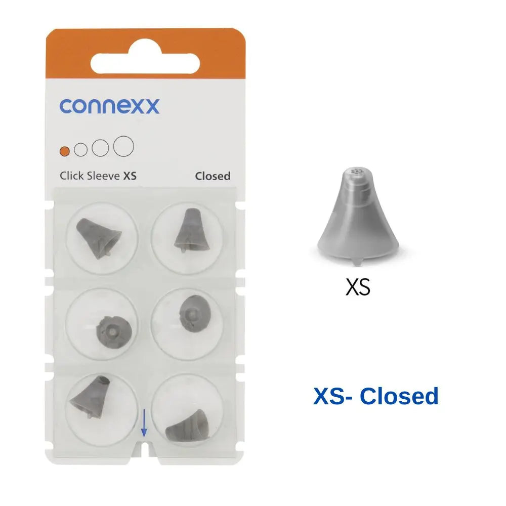 Siemens Signia Rexton Vibe Hearing Aid Open Dome Connexx Click Sleeve Vented Eartips for Open Fit and CIC ITC ITE Hearing Aids