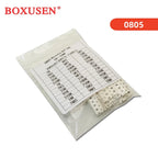36Value * 20PCS =720PCS 0805 0603 1206 SMD Resistor Kit 1 ohm- 10M ohm Assorted Kit