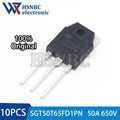 10PCS SGT50T65FD1PN 50T65FD1 SGT50T65FD1 50T65 TO-3P 50A 650V IGBT Power Transistor 100% New Original