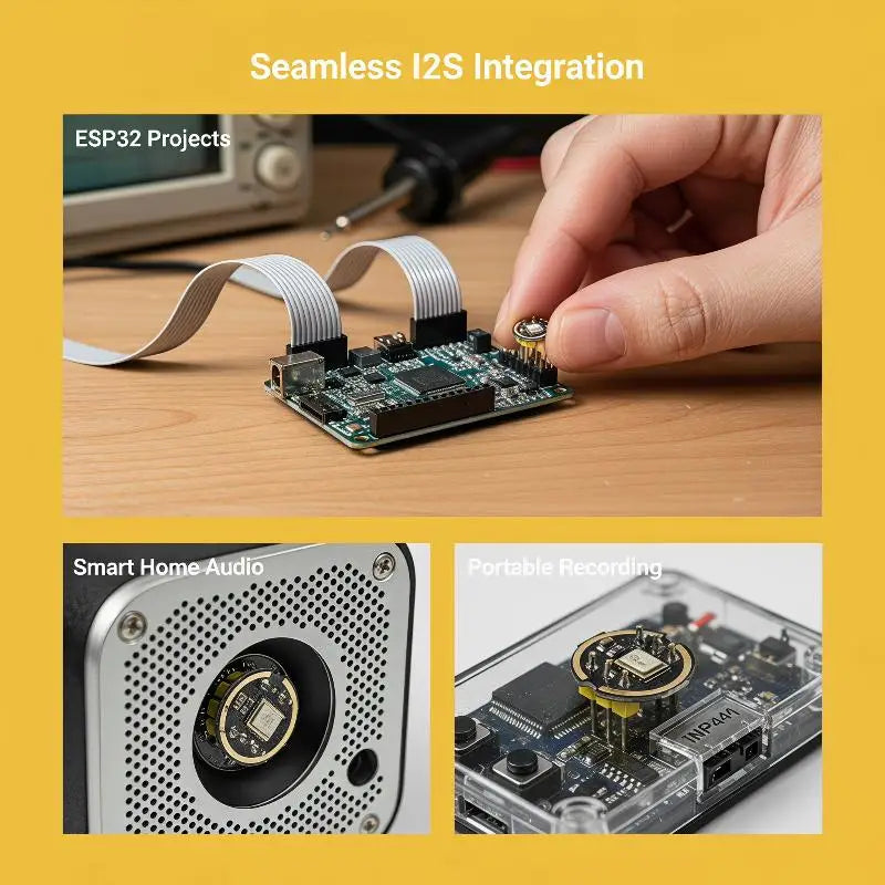 ICS-43434 Omnidirectional Microphone Module MEMS High Precision Low Power I2S Replaces INMP441