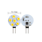 G4 LED Bulbs DC 12V 5050 SMD 1.2W 2.4W 5W 120 Degree Bi-pin Cold Warm White Halogen Replacement Lamp