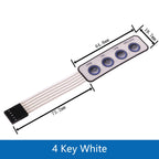 1 2 3 4 5 6 7 8 Key Button Membrane Switch Matrix Array Keyboard Keypad Control Panel Pad DIY Kit For Arduino Smart Car