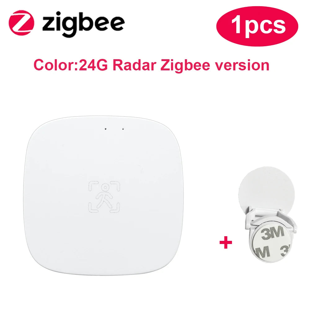 24G Mmwave Radar Human Presence Sensor Tuya Wifi/Zigbee PIR Motion Detector Support Zigbee2mqtt Home Assistant