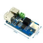 1PCS FT232RL isolation USB to RS485 serial port 485 USBFT232RL485 module MCS-83FUSD418 1/4 way coupling protection ADUM3160