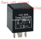 Normally ON FN YS020 30A 10 minutes delay off after switch turn off 12V Time Delay Relay SPDT 600 second delay release off relay