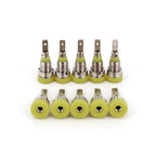 10Pcs Brass 2mm Small Size Banana Female Jack Panel Mount Test Socket Connector