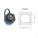 WEIPU IP67 SP1110/S SP1112/P  Female Plug Male Socket 2 3 4 5Pin Waterproof  Aviation Connector Power Adapter Charger SP11