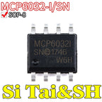 SOP-8 Surface Mount Amplifier Chip 5 Pieces MCP6L2-I/SN MCP601 MCP2551 MCP6002 MCP6032 MCP6052 MCP6062 MCP6L02 MCP6442-I/SN