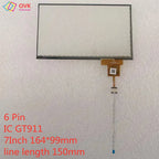 QVK 6.2/7/8/9 Inch GT911 Capacitive Universal Digitizer For Car DVD GPS Navigation Multimedia Touchscreen Panel JR-005-GT911