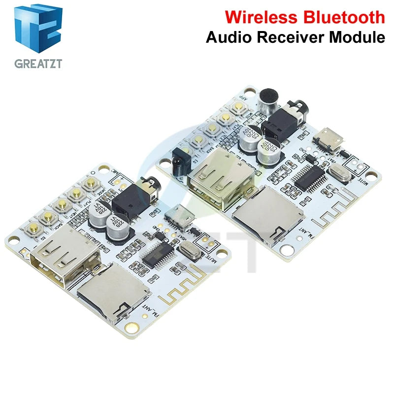 Bluetooth  Audio Receiver board with USB TF card Slot decoding playback preamp output A7-004 5V 2.1 Wireless Stereo Music Module