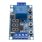 1 Channel 5V Relay Module Time Delay Relay Module Trigger OFF/ON Switch Timing Cycle 999 minutes XY-J02