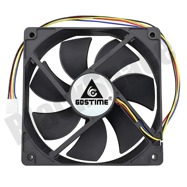 Gdstime 120mm USB PC Fan 5V 12V 24V 48V 12cm DC Brushless Cooling Fan 12025 2PIN 3PIN 4PIN Ball Computer Case Fan Waterproof Fan