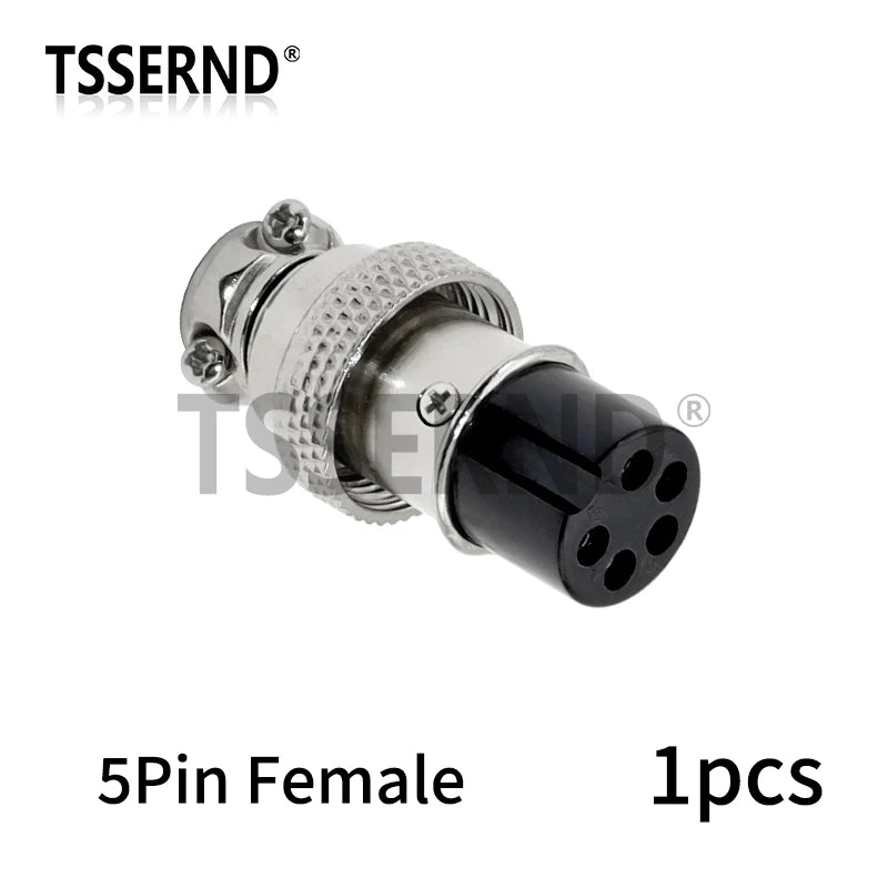 GX12 GX16 GX20 2 3 4 5 6 7 8 9 10 Pin Connector Male Female Butting Wire Cable Circular Aviation Socket Plug