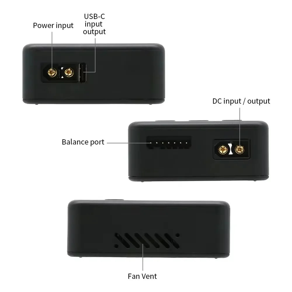 ISDT 608PD Lipo Balance Charger Discharger 240W/10A DC & 140W/5A PD Smart Digital Charger for LiPo/LiFe/LiHV RC Batteries