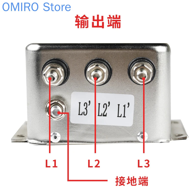 AC / DC Filter Three-phase Anti-interference EMI Socket Linear Audio Power Purification 380vcw