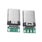 2/10pcs USB 3.1 Type-C Connector 24 Pins Male Plug Receptacle Adapter Type-C Charging Plugs Data Cable Accessories Repair